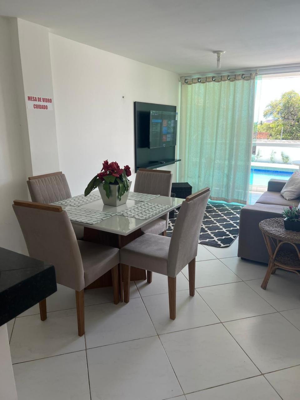 Ferienwohnung Mar E Sol Residencial 2 Quartos C Ar Condicionado,500 Metros Da Praia De Jacuma Conde  Exterior foto